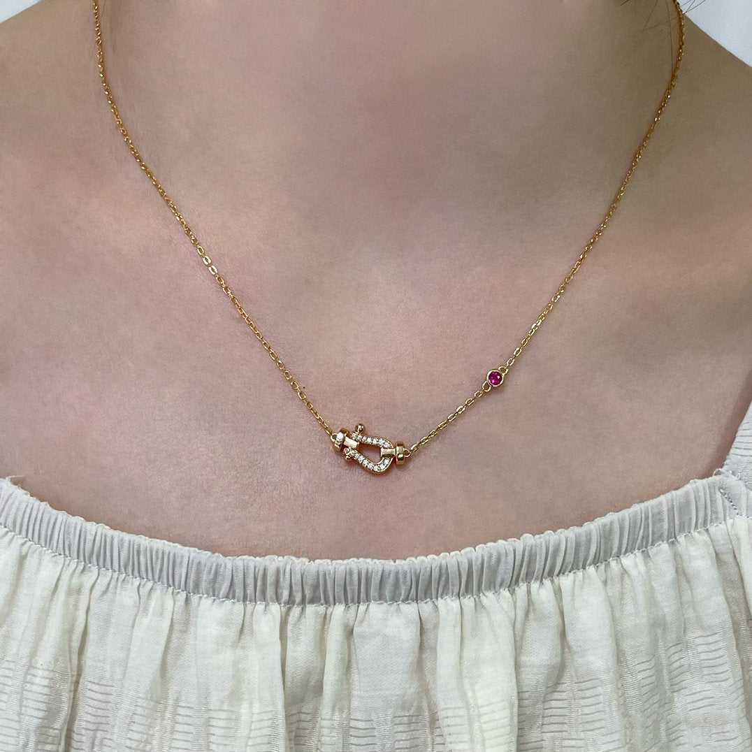 [Plus&Max]FORCE 10 DIAMOND PINK GOLD NECKLACE