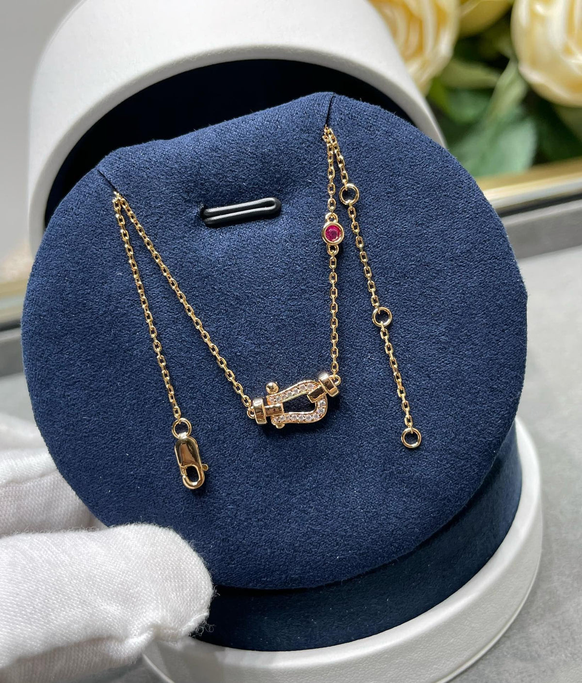 [Plus&Max]FORCE 10 DIAMOND PINK GOLD NECKLACE