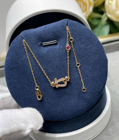 [Plus&Max]FORCE 10 DIAMOND PINK GOLD NECKLACE
