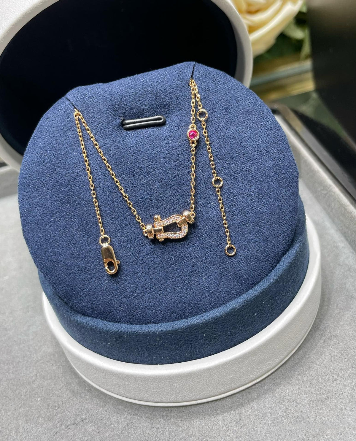 [Plus&Max]FORCE 10 DIAMOND PINK GOLD NECKLACE