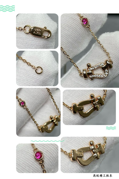 [Plus&Max]FORCE 10 DIAMOND PINK GOLD NECKLACE