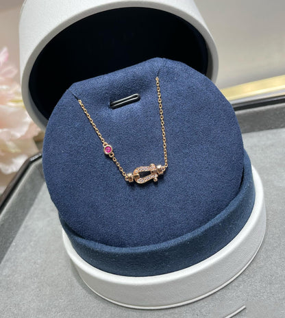[Plus&Max]FORCE 10 DIAMOND CHAIN LINK PINK GOLD BRACELET