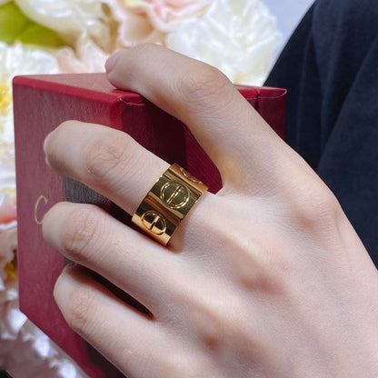 [Plus&Max]LOVE 11MM LARGE RING