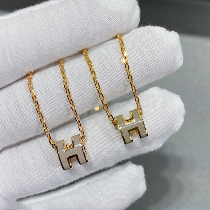 [Plus&Max]MINI POP H NECKLACE