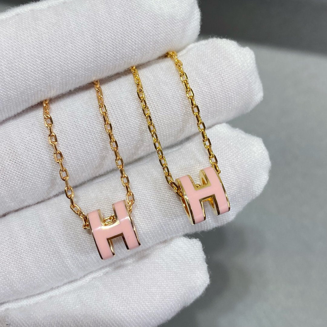 [Plus&Max]MINI POP H NECKLACE