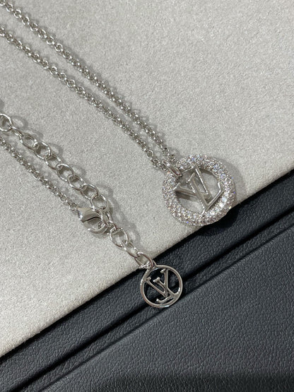 [Plus&Max]BY NIGHT DIAMOND PAVED NECKLACE