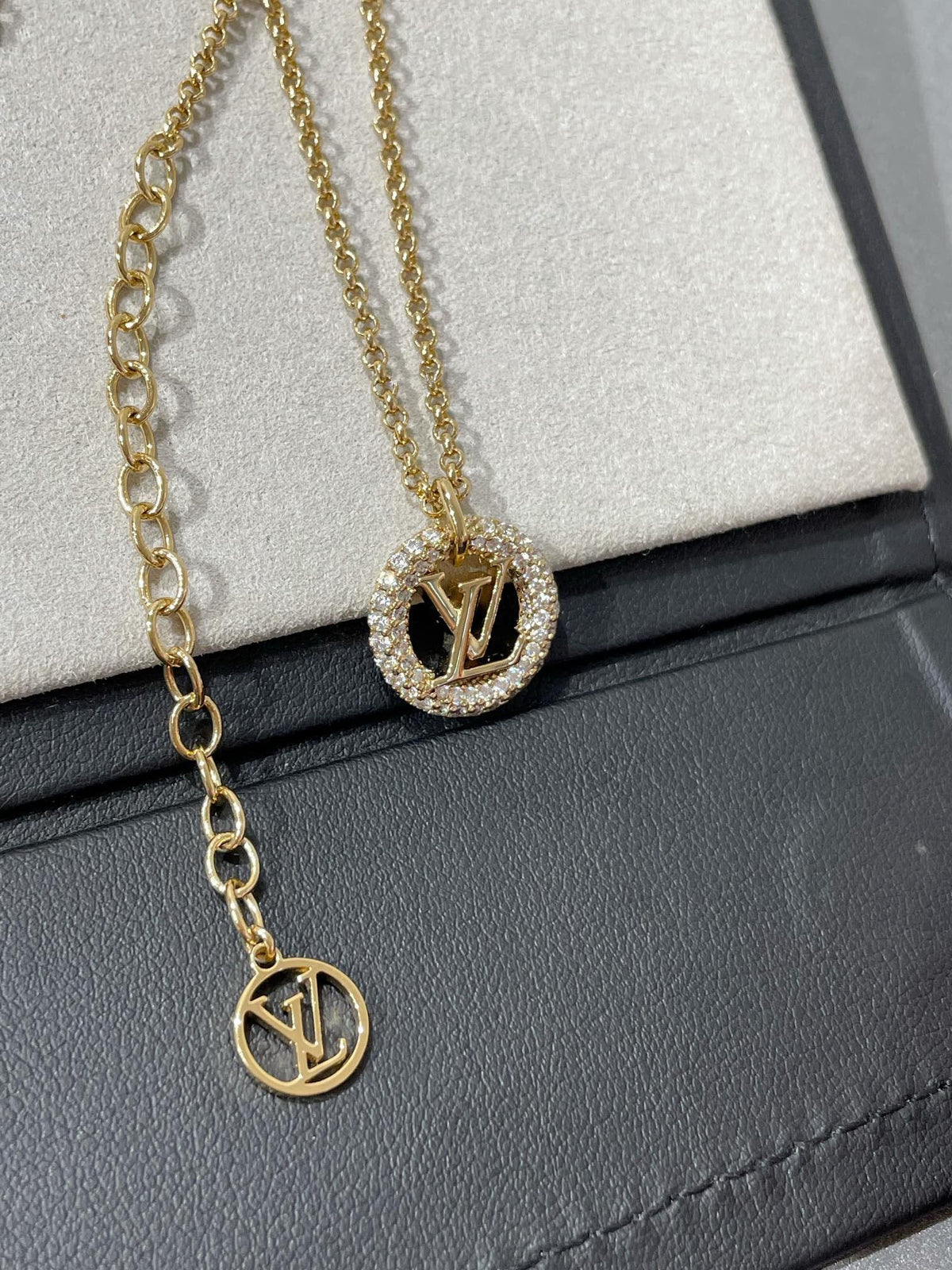 [Plus&Max]BY NIGHT DIAMOND PAVED NECKLACE