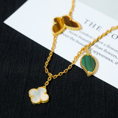 [Plus&Max]LUCKY SPRING 5 MOTIF GOLD BRACELET