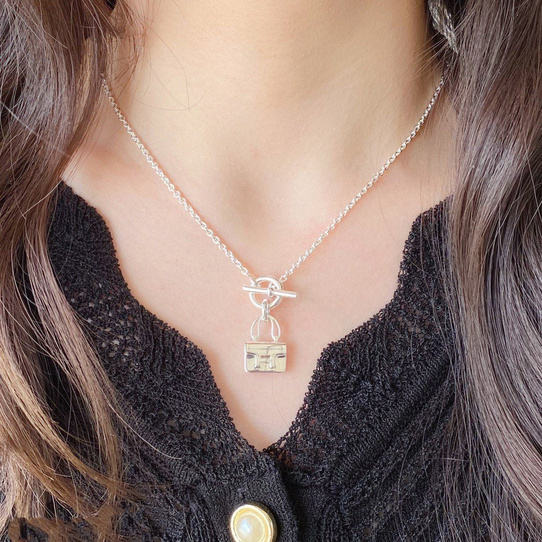 [Plus&Max]CONSTANCE PEDANT SILVER NECKLACE