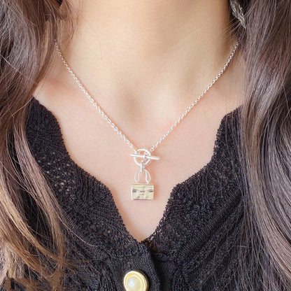 [Plus&Max]CONSTANCE PEDANT SILVER NECKLACE