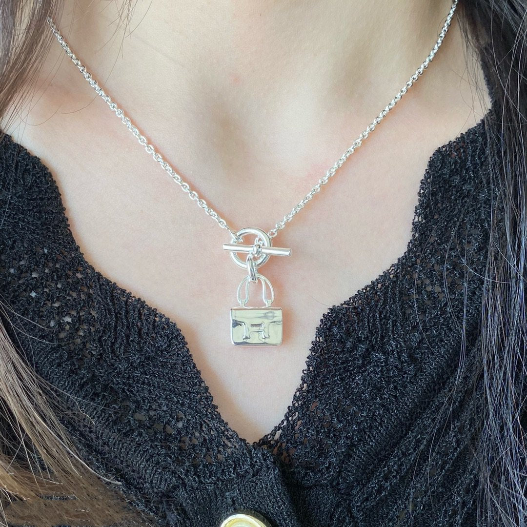[Plus&Max]CONSTANCE PEDANT SILVER NECKLACE