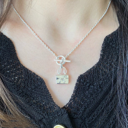 [Plus&Max]CONSTANCE PEDANT SILVER NECKLACE