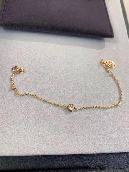 [Plus&Max]DAMOUR DIAMOND LINK BRACELET