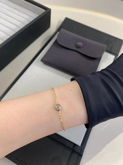 [Plus&Max]DAMOUR DIAMOND LINK BRACELET