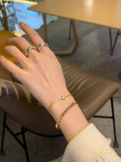 [Plus&Max]DAMOUR DIAMOND LINK BRACELET