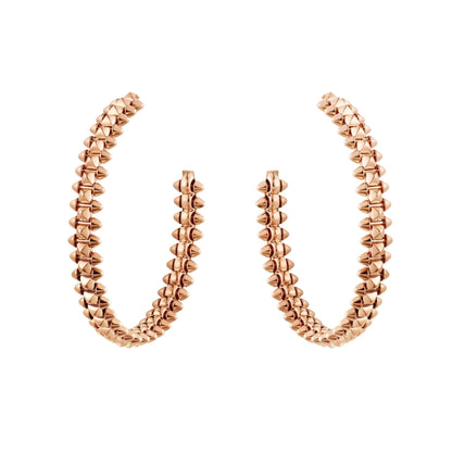 [Plus&Max]CLASH LARGE HOOP EARRINGS