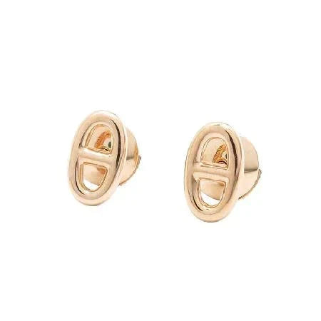 [Plus&Max]CHAINE SMALL EARRINGS GOLD AND SILVER