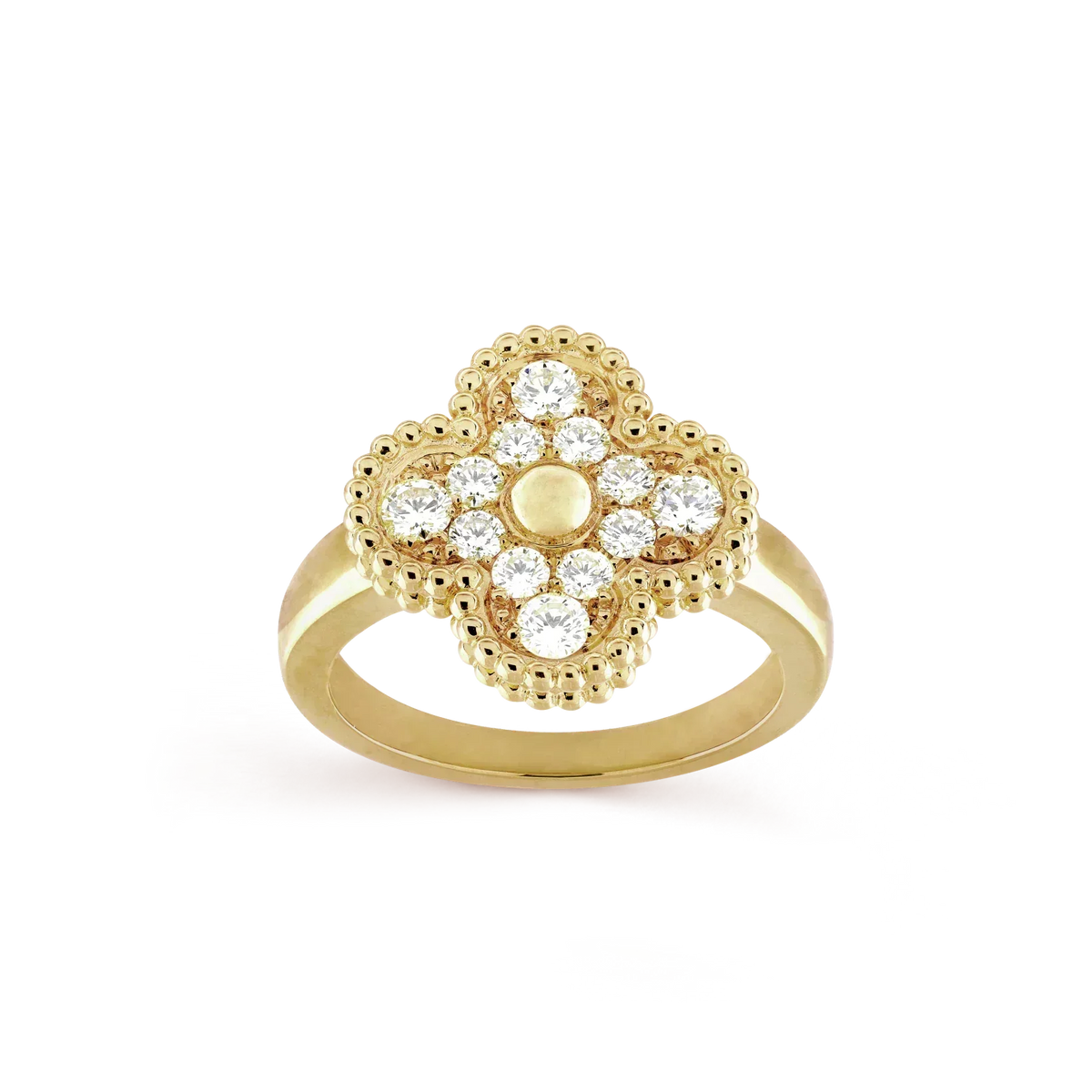 [Plus&Max]CLOVER DIAMOND RING