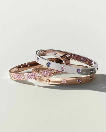 [Plus&Max]Classic 6.1mm Love Bracelet 10-Diamond Full Pavé