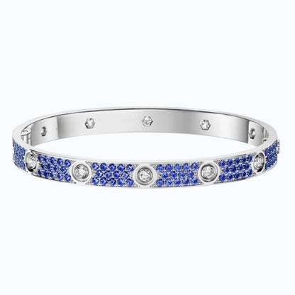 [Plus&Max]Classic 6.1mm Love Bracelet 10-Diamond Full Pavé