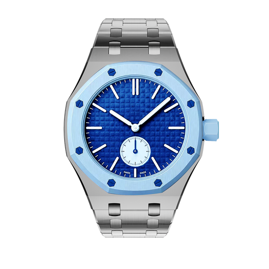 [Plus&Max]OAK POP EXCLUSIVE SILVER STEEL STRAP