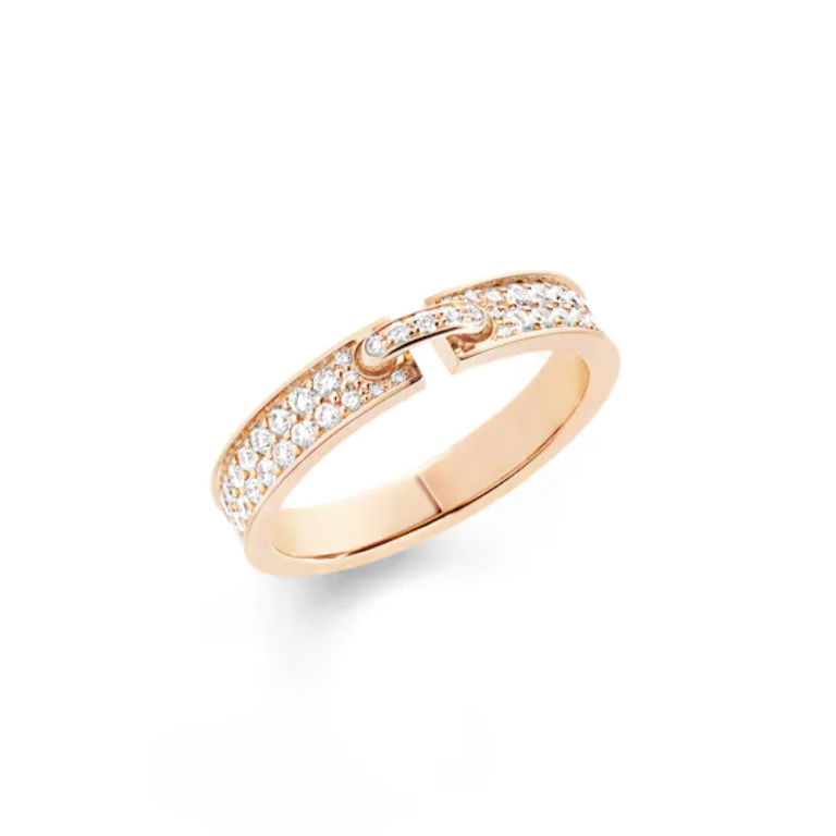 [Plus&Max]ALLIANCE LIENS VIDENCE PAVED DIAMOND 4MM RING