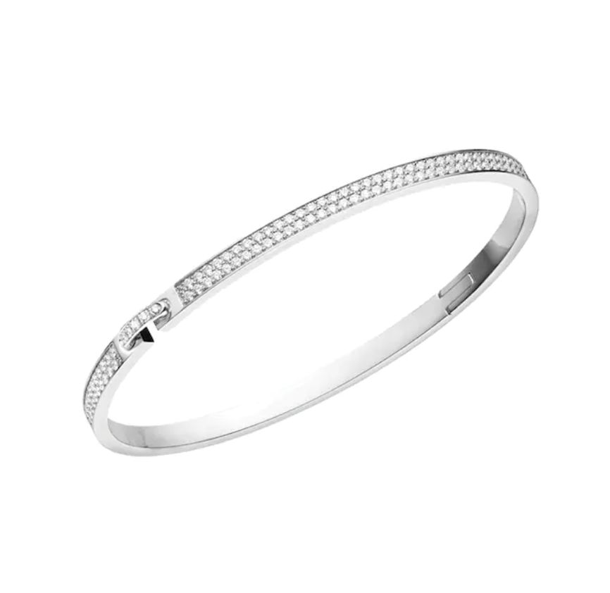 [Plus&Max]LIENS VIDENCE DIAMOND PAVED BRACELET