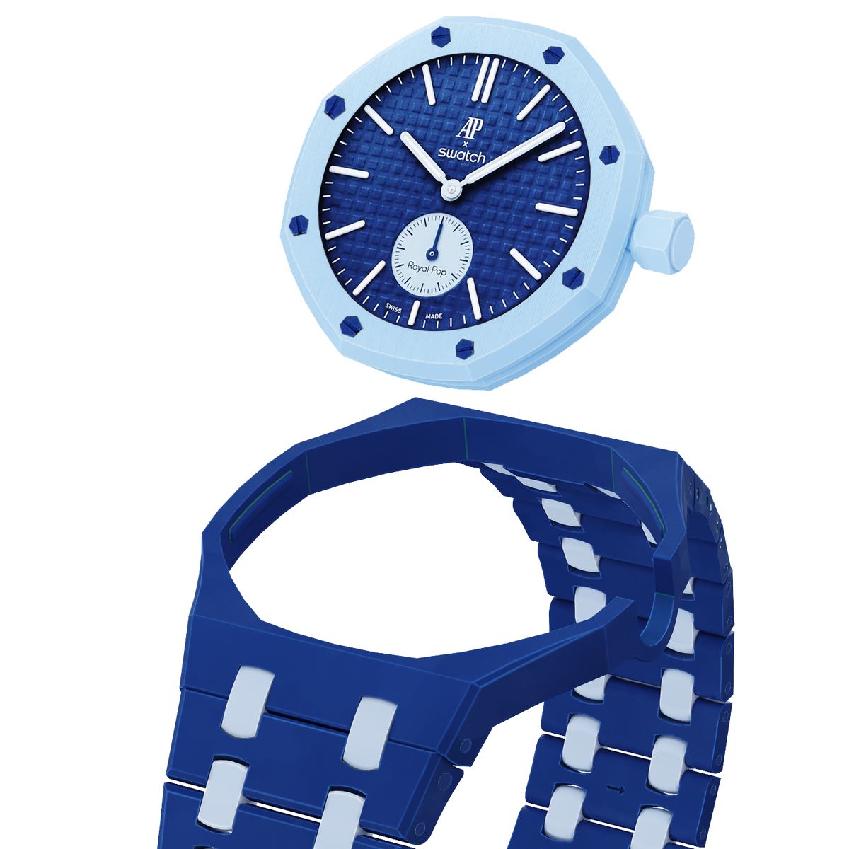 [Plus&Max]Royal Oak Pop Exclusive Bioceramic Case & Bioceramic Strap Mix Color