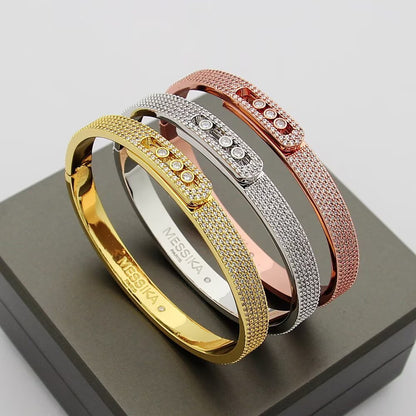 [Plus&Max]Move Noa Full Pavé Diamond Bangle Bracelet
