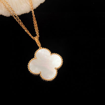 [Plus&Max]CLOVER 25MM MOP LARGE PENDANT NECKLACE