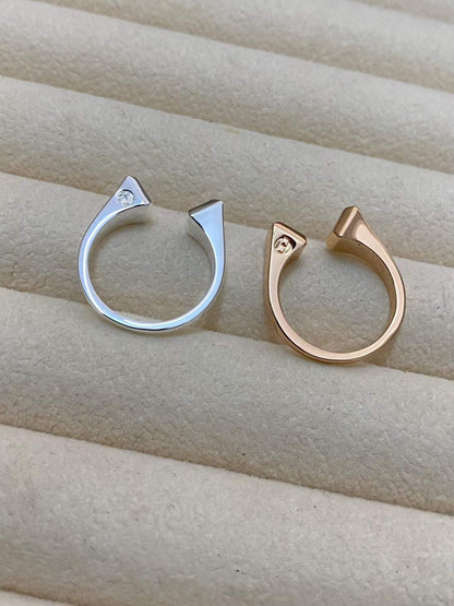 [Plus&Max]THE CONE RIVET RING IS OPEN AND ONE SIZE FITS ALL