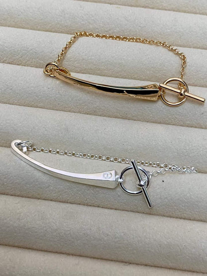 [Plus&Max]CLOU DE FORGE BRACELET WITH SQUARE CONE STUDS