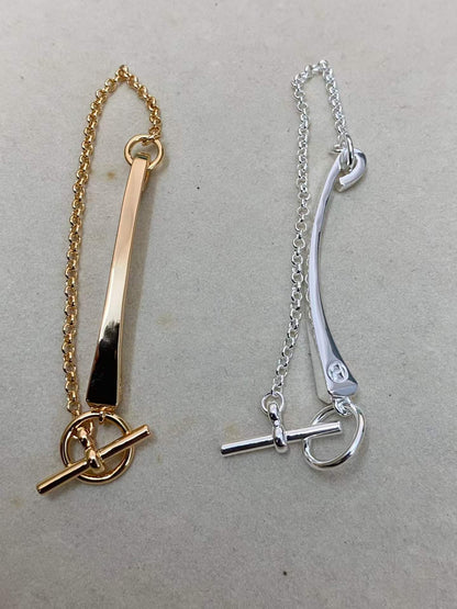 [Plus&Max]CLOU DE FORGE BRACELET WITH SQUARE CONE STUDS