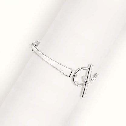 [Plus&Max]CLOU DE FORGE BRACELET WITH SQUARE CONE STUDS