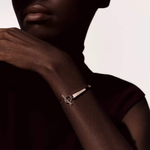 [Plus&Max]CLOU DE FORGE BRACELET WITH SQUARE CONE STUDS