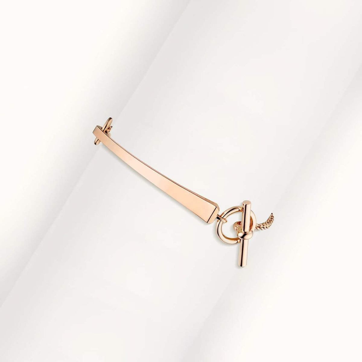 [Plus&Max]CLOU DE FORGE BRACELET WITH SQUARE CONE STUDS