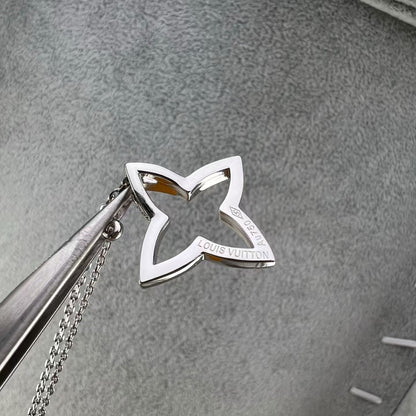 [Plus&Max]FOUR-LEAF CLOVER OPENWORK NECKLACE