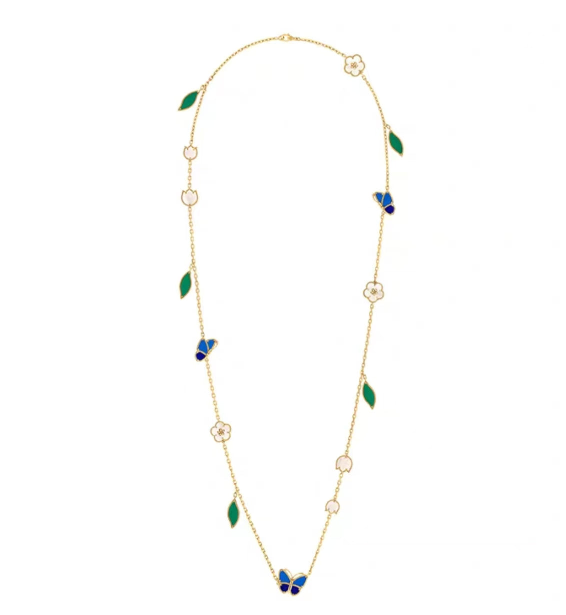 [Plus&Max ]LUCKY SPRING GOLD  MOTIFS  NECKLACE