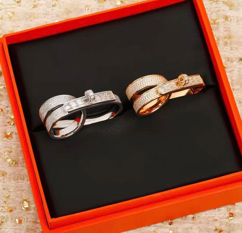[Plus&Max]NEW STYLE FULL CIRCLE DOUBLE DIAMOND RING
