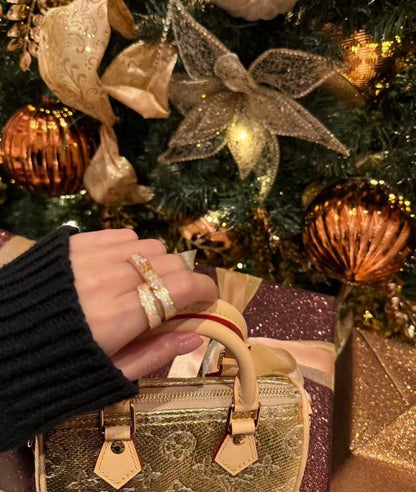 [Plus&Max]NEW STYLE FULL CIRCLE DOUBLE DIAMOND RING