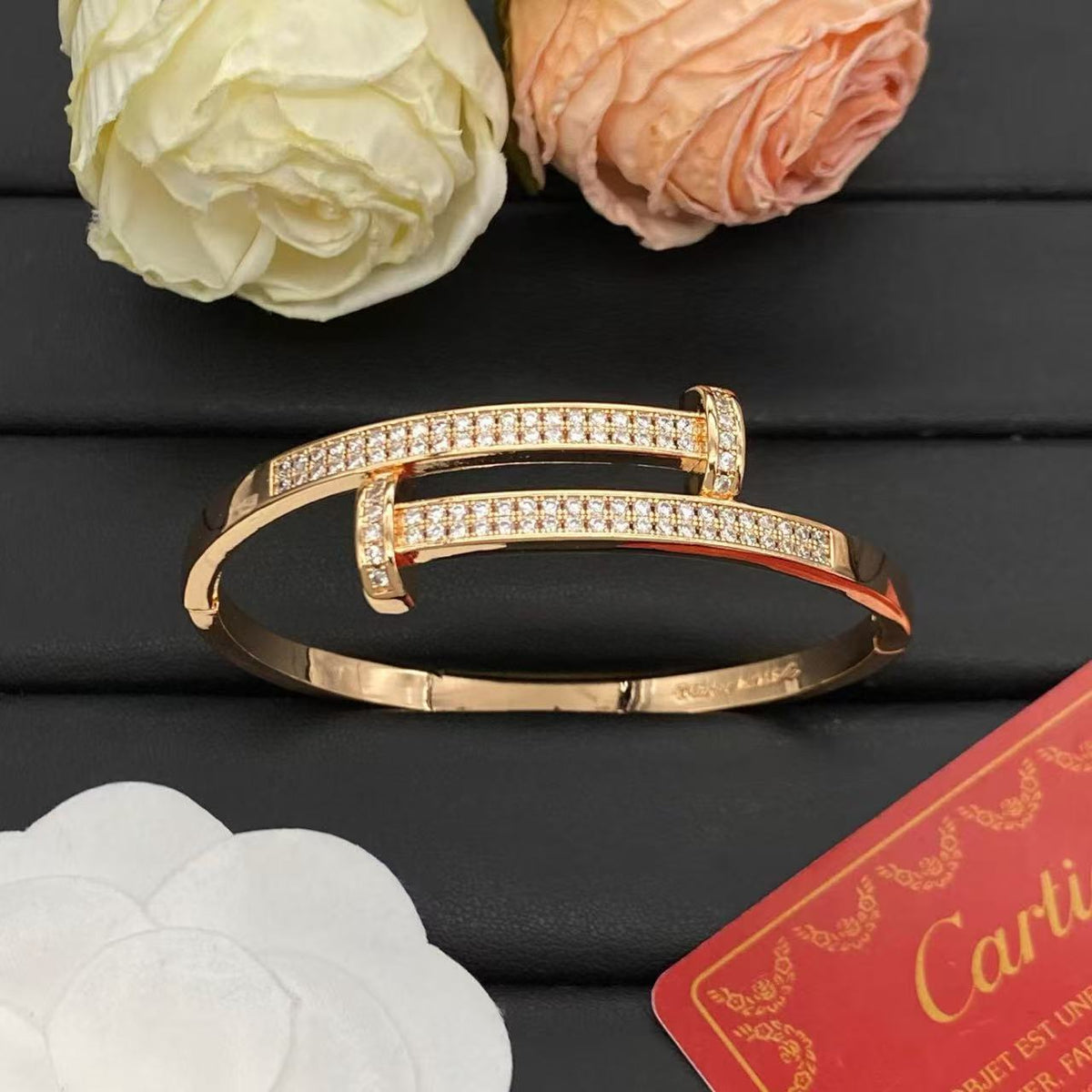 [Plus&Max]NEW ROSE GOLD 6.1MM BRACELET
