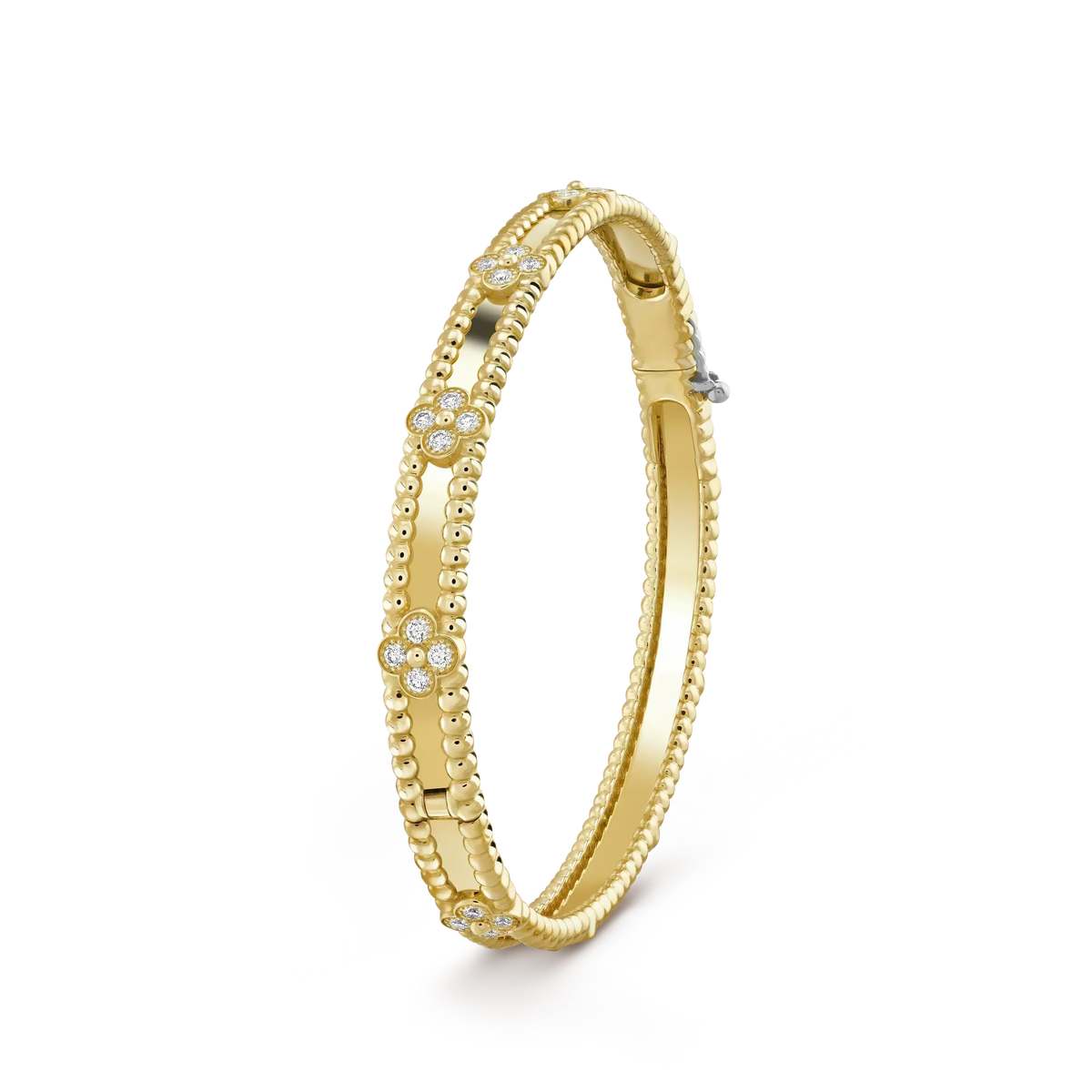 [Plus&Max]CLOVER BRACELET 4MM DIAMONDS