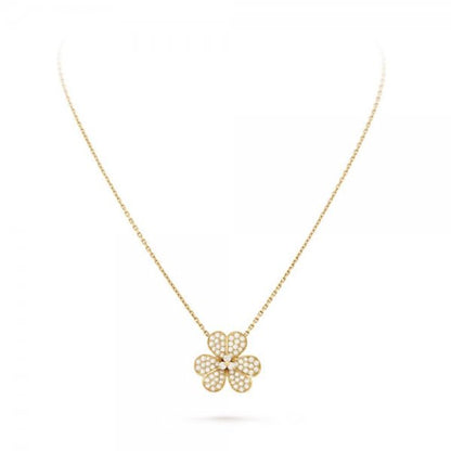 [Plus&Max]FLOWER DIAMOND NECKLACE