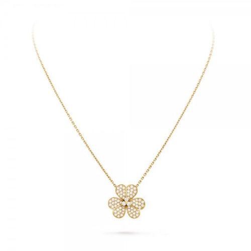 [Plus&Max]FLOWER DIAMOND NECKLACE