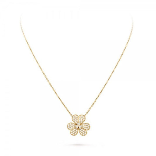 [Plus&Max]FLOWER DIAMOND NECKLACE