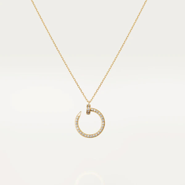 [Plus&Max]JUSTE NECKLACE GOLD DIAMONDS