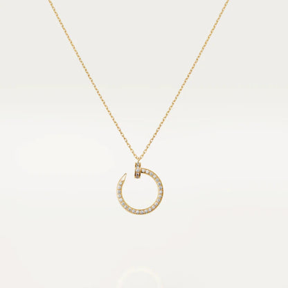 [Plus&Max]JUSTE NECKLACE GOLD DIAMONDS