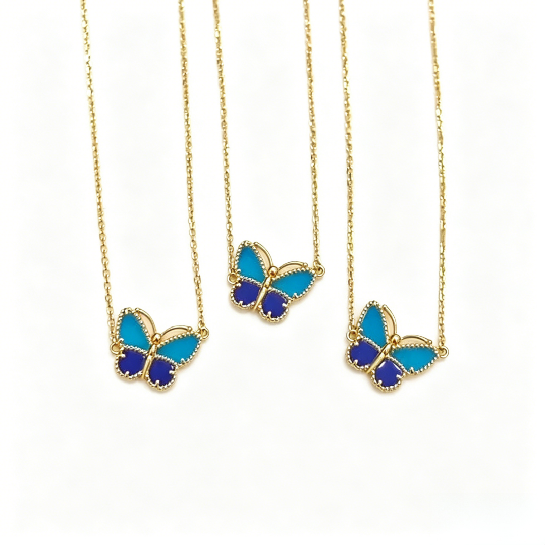 [Plus&Max] 2026 NEW LUCKY BUTTERFLY 1 MOTIFS NECKLACE