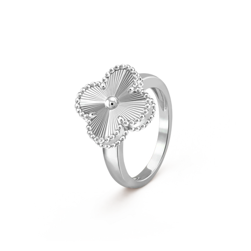 [Plus&Max]CLOVER SILVER RING
