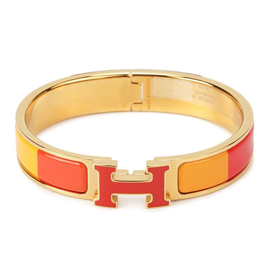 [Plus&Max]H BRACELET ORANGE RAINBOW CERAMIC